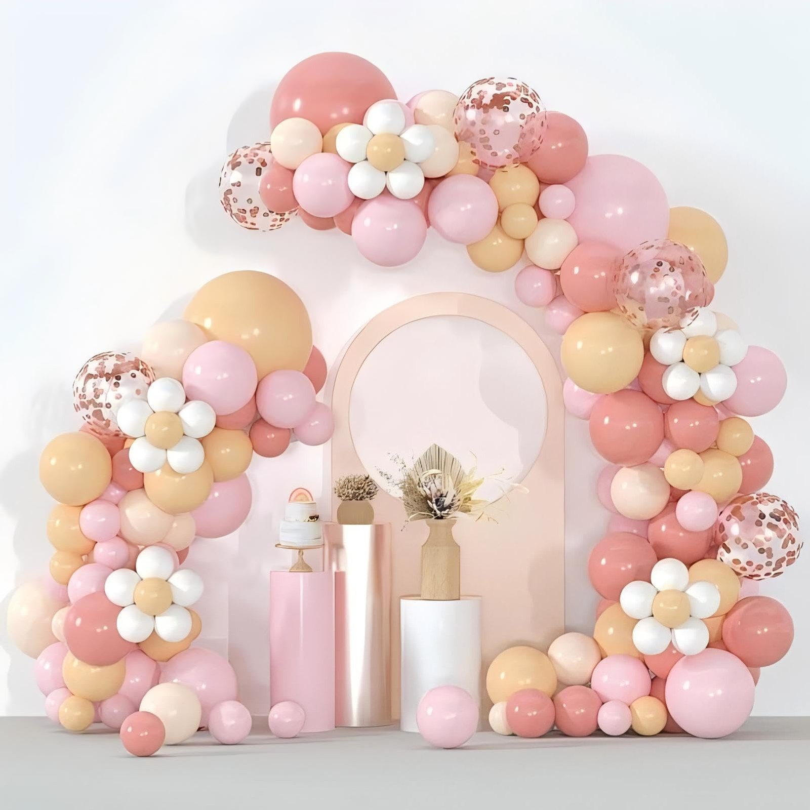 Balloon Arch Kit, Balloon Arch Stand Set of 2 with Metal Square Base Balloon …