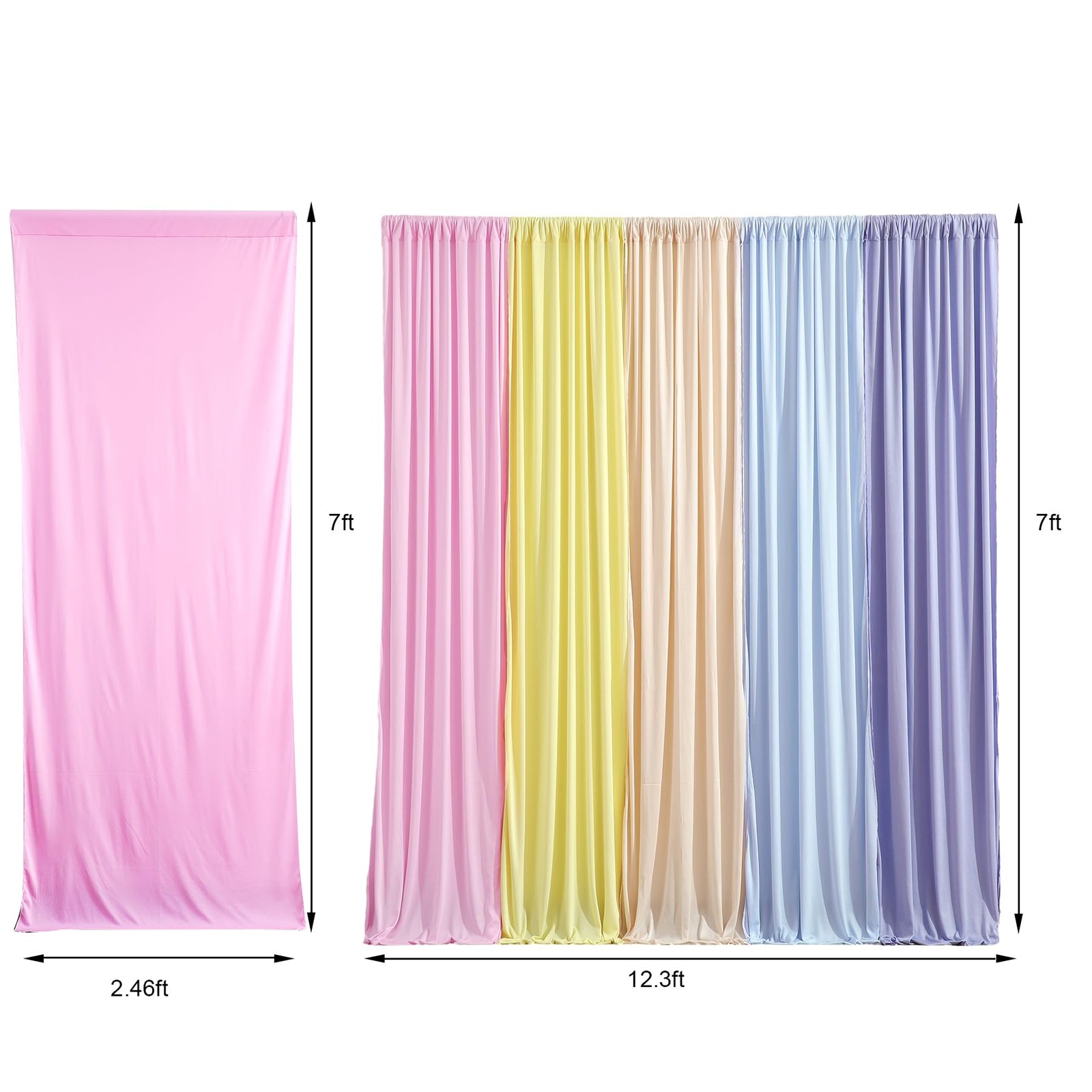 Pastel Backdrop Curtains Unicorn Backdrops Unicorn Party Backdrops for Girls …