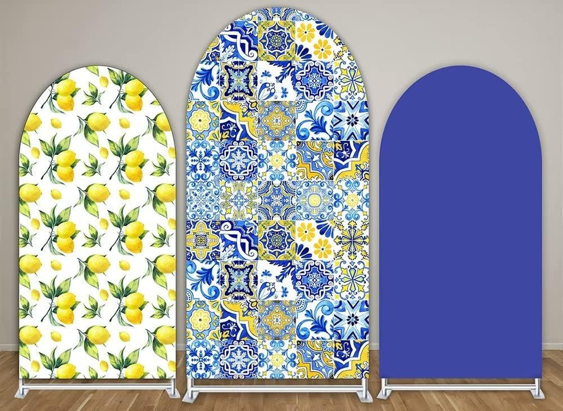 Arch Backdrop Cover Main Squeeze Positano Theme Arched Stand Covers Stretchy …