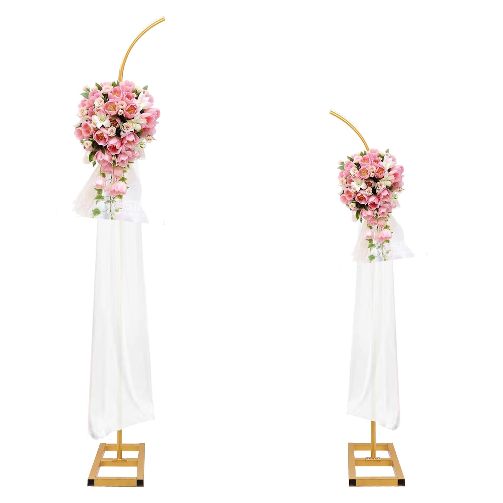 Wedding Arch Backdrop Stand, Metal Arch Stand Wedding Arch Frame Wedding Arch…