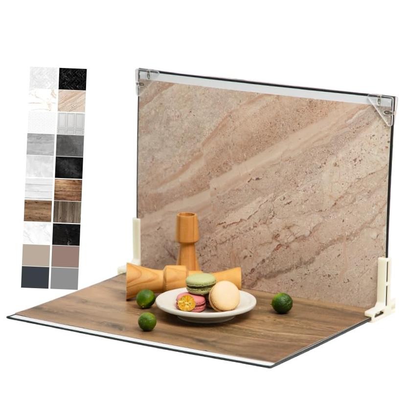 Photo Backdrop Board for Product Photography, 10 Pcs 20 Patterns Small
