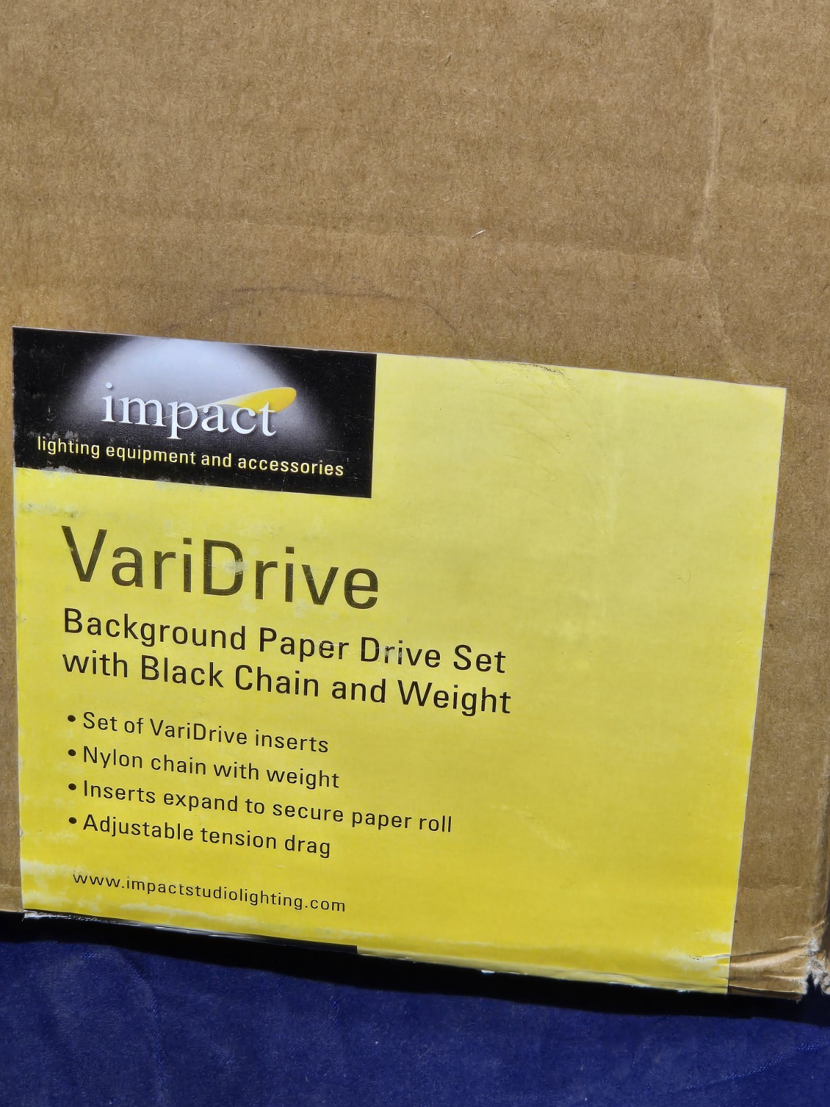 Impact VariDrive Background Paper Drive Set – Complete Kit + 2 EXTRA Spare Cores
