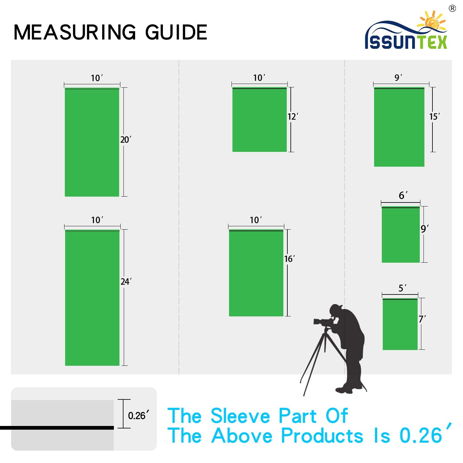 6×9 ft Background Muslin Backdrop Photo Studio Collapsible High Density Green
