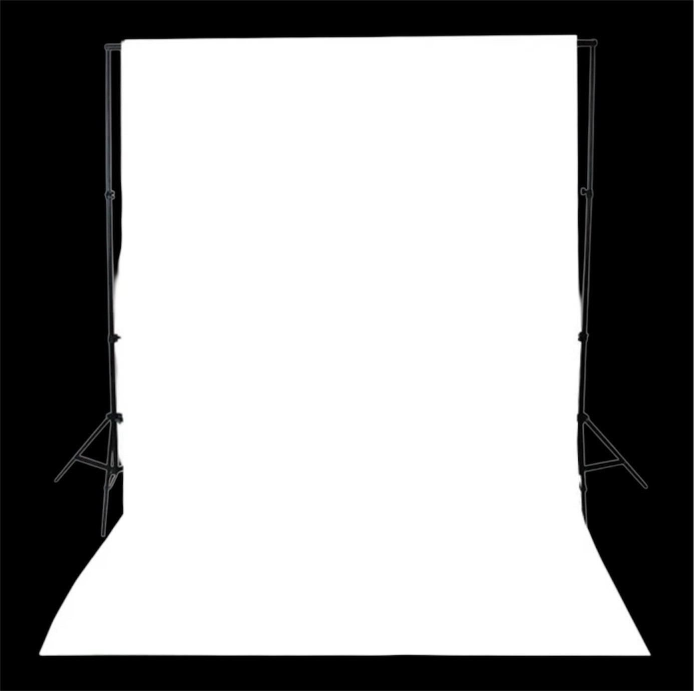 7 X 10 Pure Color Vinyl & Polyester Studio Backdrop White Background Photography