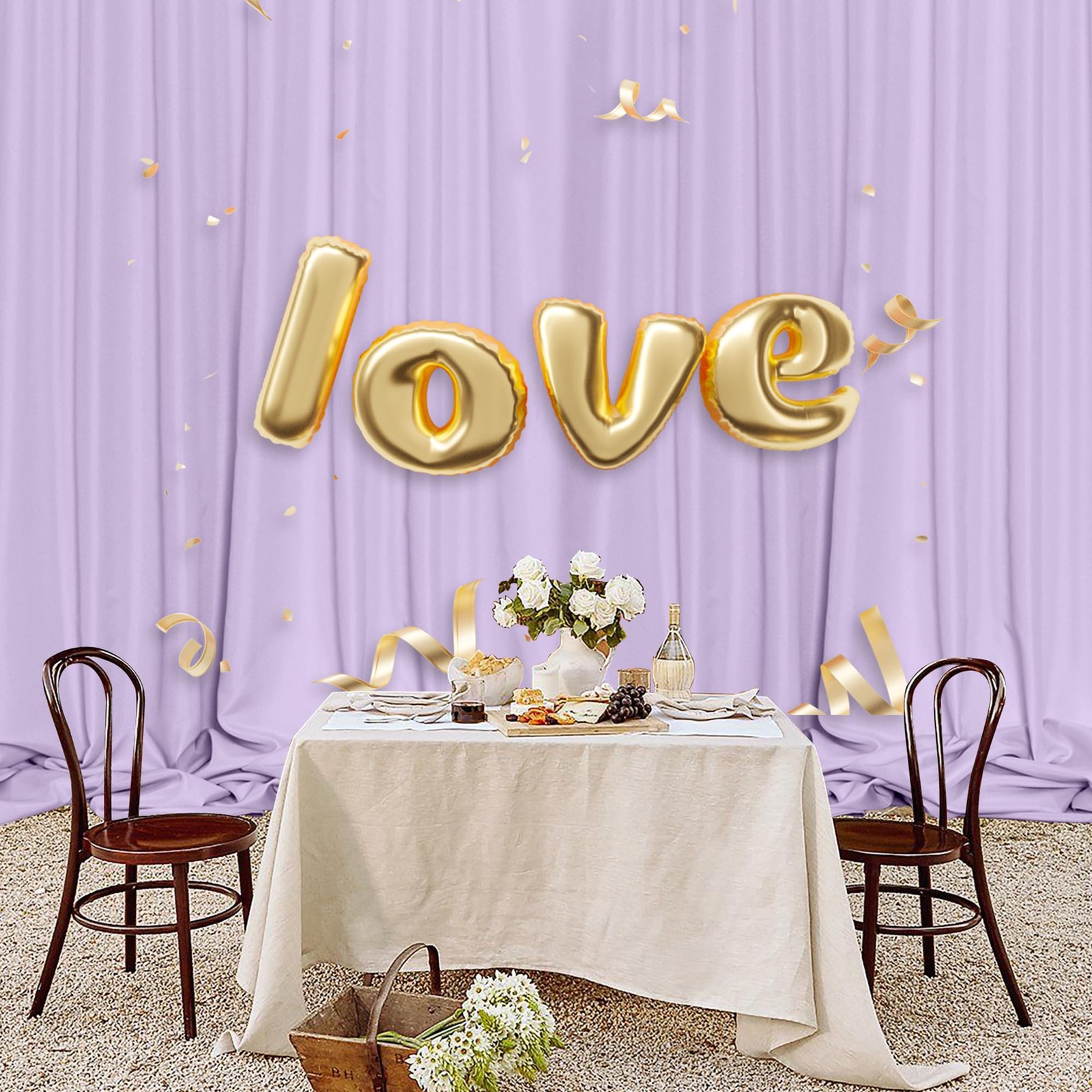 2 Panels Pink Backdrop Curtain 5x7ft Rod Pocket Photography Drapes Privacy