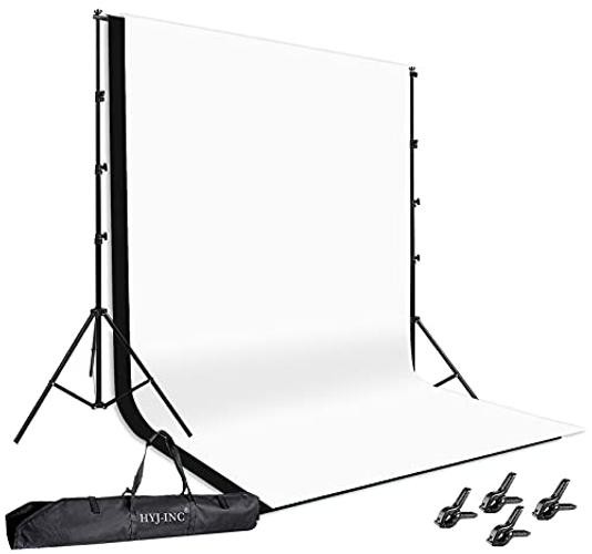 Photo Background Support System with 8.5 x 10ft Backdrop Stand Kit, 100%