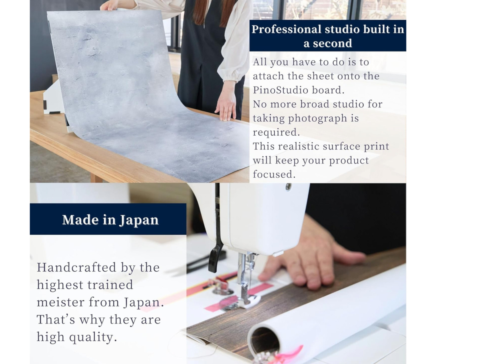 Pino Studio Background Sheet for Photography (Marble) – Shooting for Food, Cosme