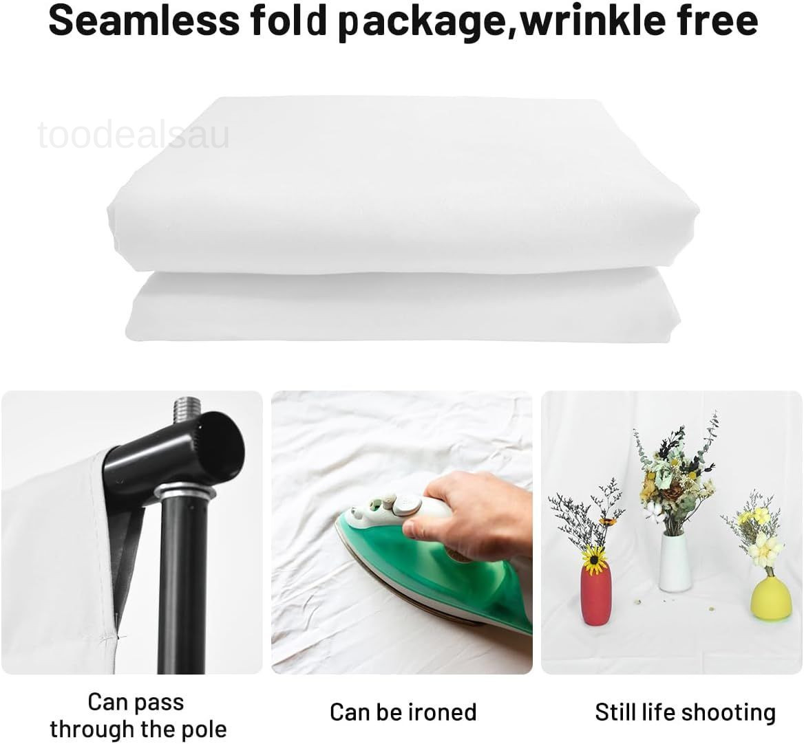 White Backdrop Background 10 X 7 FT Large Photography 10*7