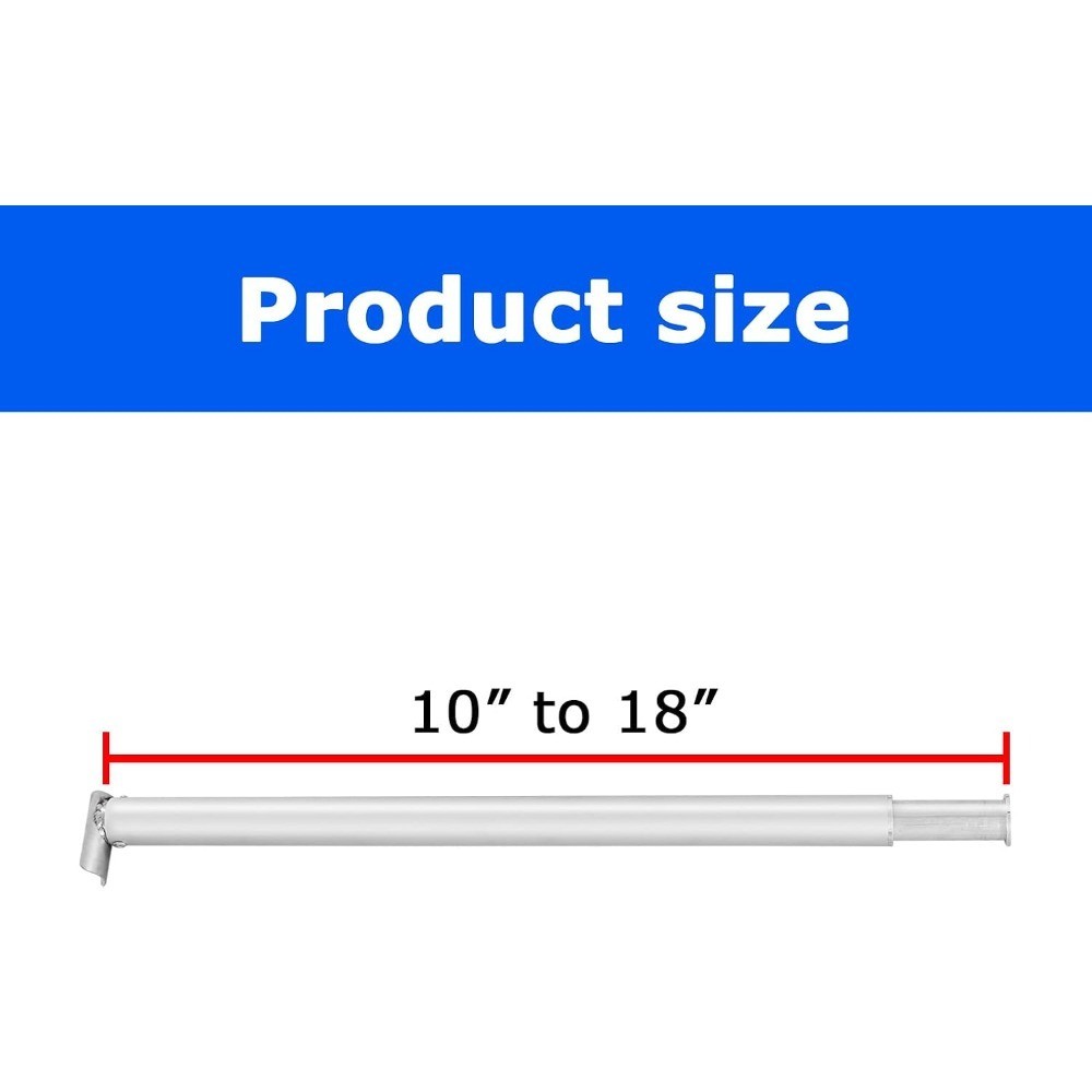 Adjustable Slip On Drape Support Crossbar for Background Stand Pipe and Drape
