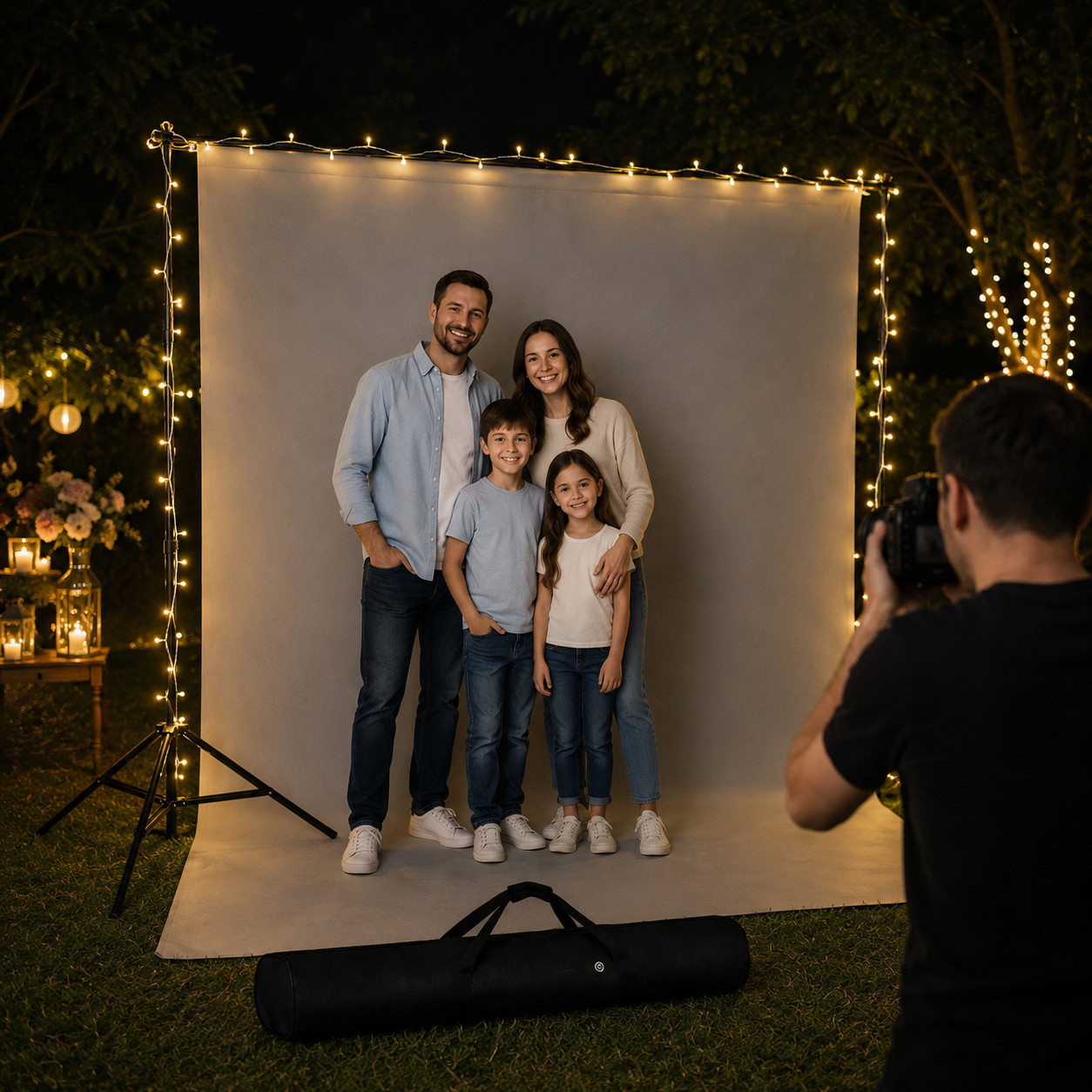 10×10 ft Pipe and Drape Backdrop Stand Kit Steel Base Wedding Event Photography