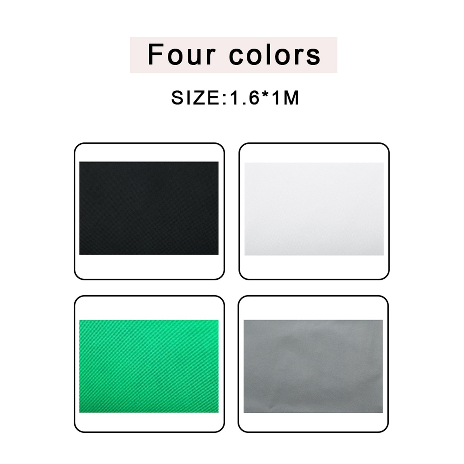 1.6 * 1M Photography Studio Non-woven Screen Photo Backdrop Background