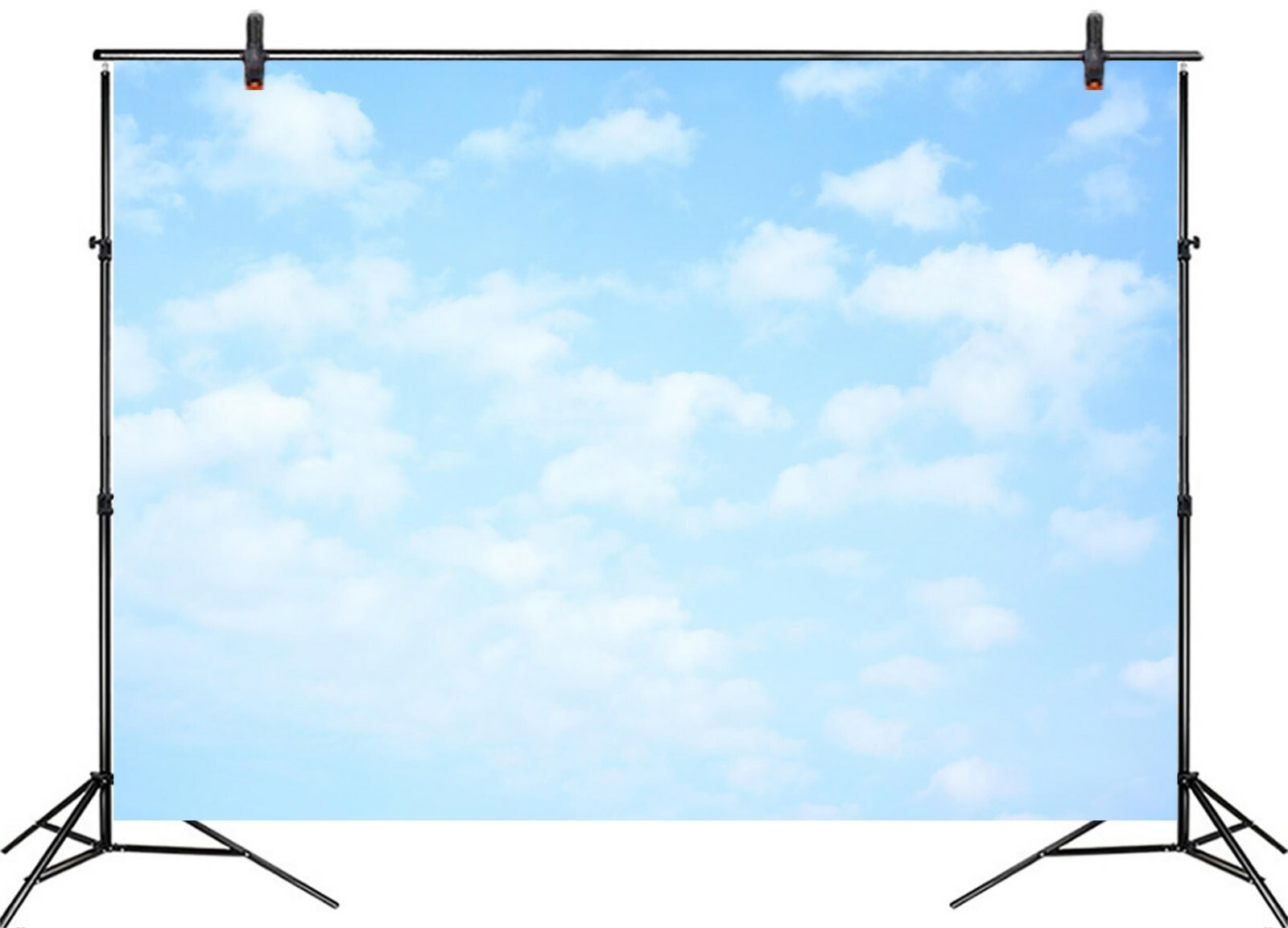 Blue Sky White Clouds Scenery Vinyl Background Photo Backdrop Studio Props