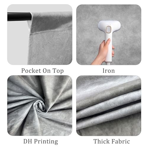 Abstract Photography Backdrop Professional Studio Background for 8x10FT Grey