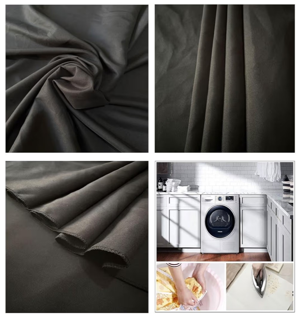 Black Muslin Photography Backdrop 5ftx16ft Seamless Studio Screen Rod Pocket