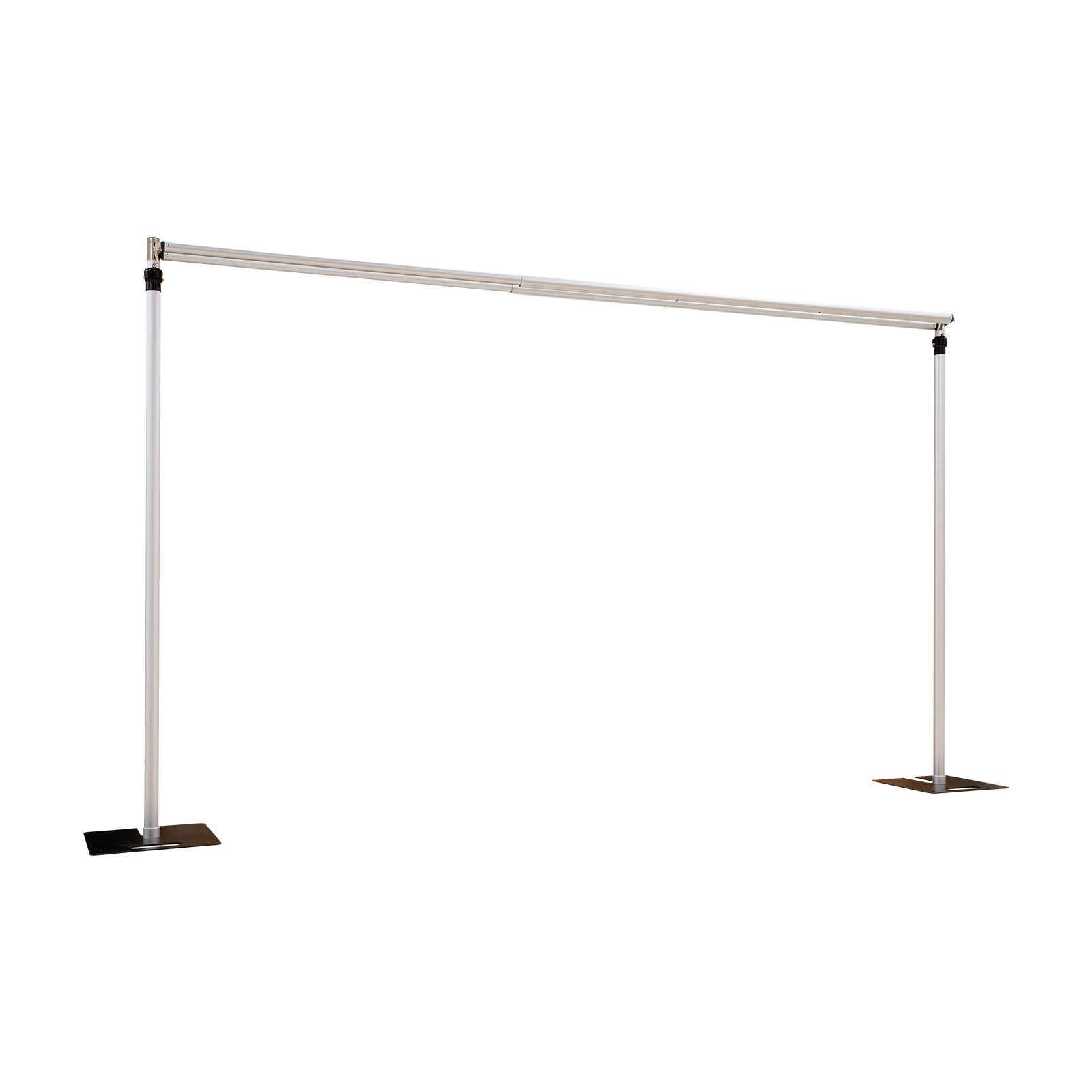 Backdrop Stand Double Rod Adjustable Background Stand Background Holder W/2 Base