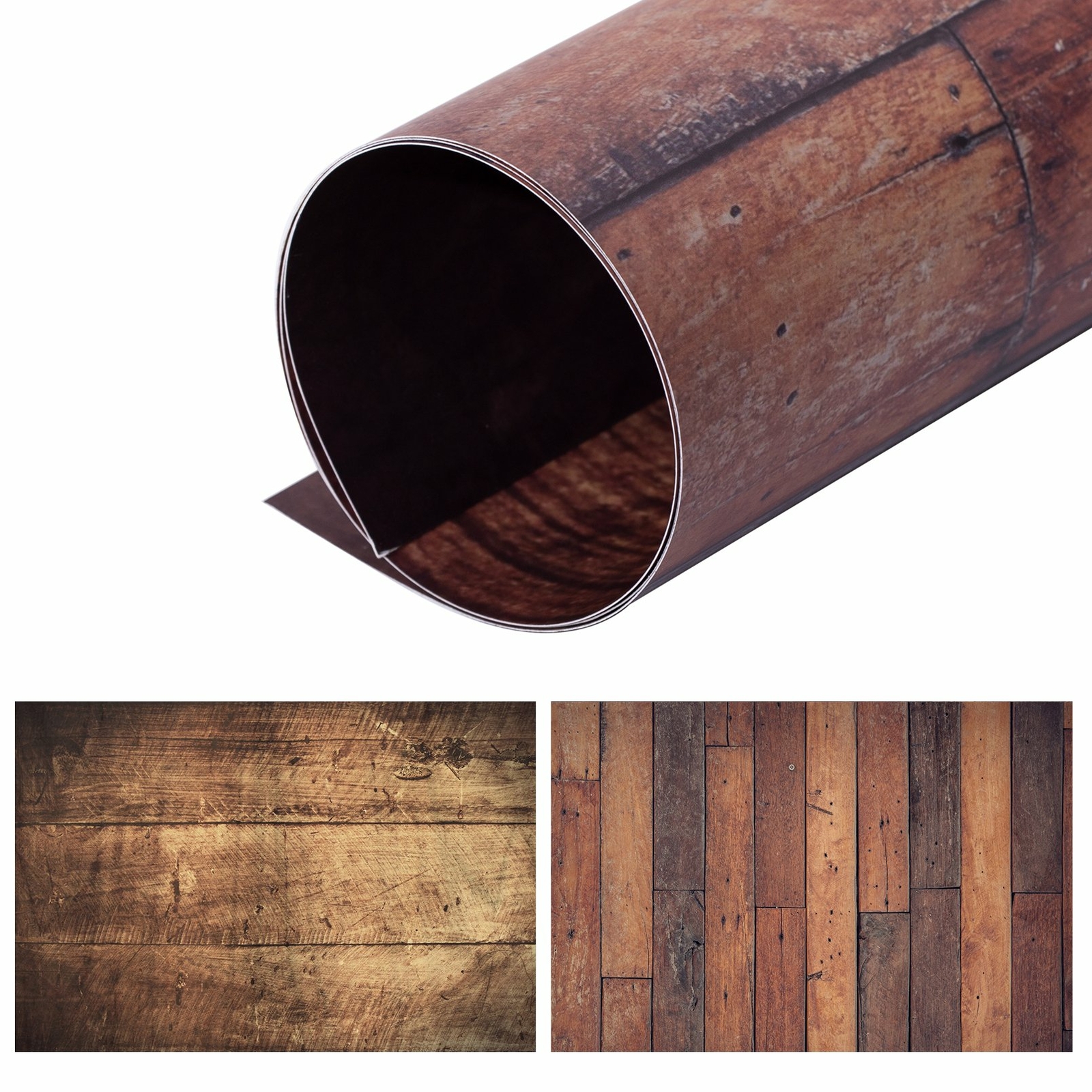 6PCS 22x35in Double-sided Textured PVC Backdrop Paper Props Photography Studio