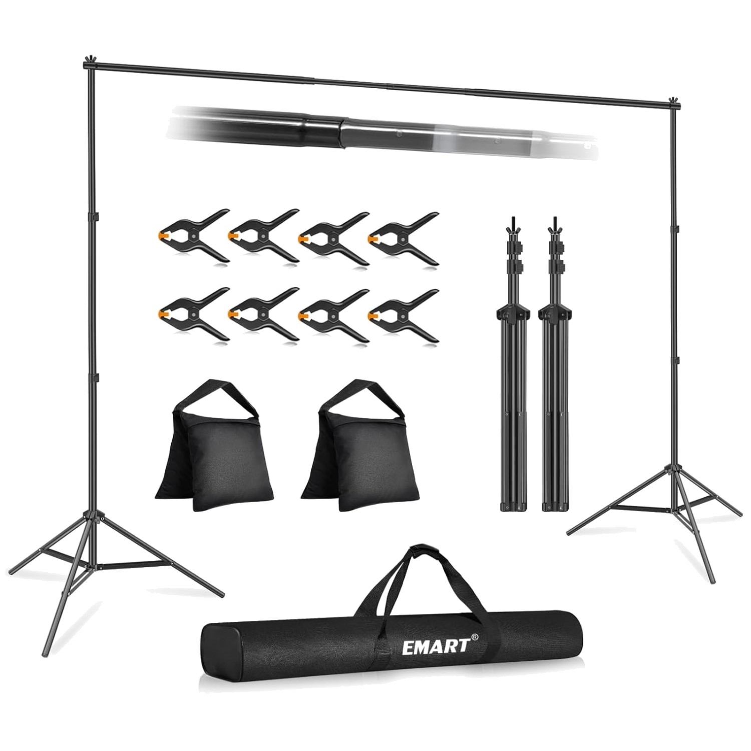 Sturdy Adjustable Crossbar Photography Stand^