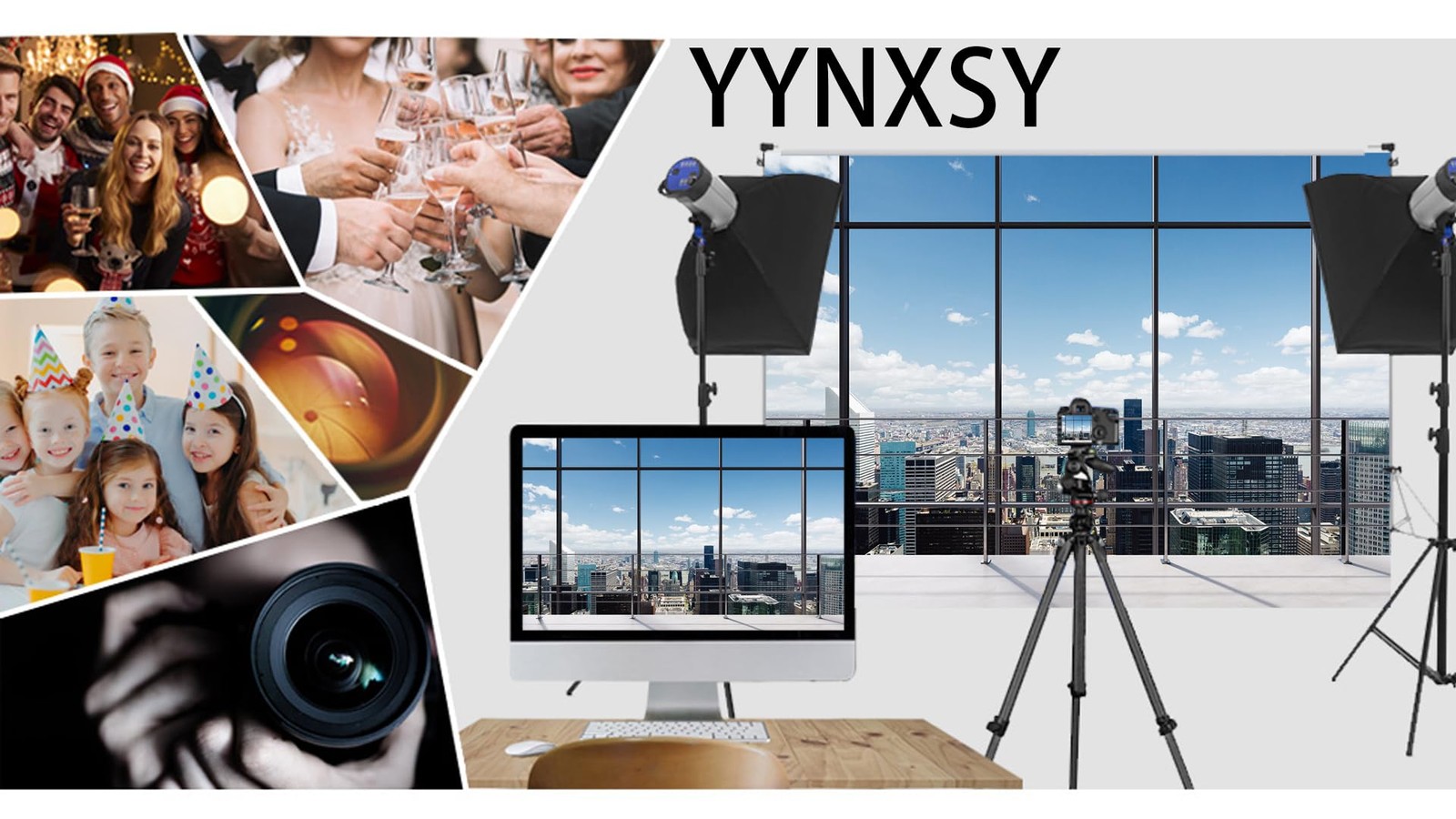 YYNXSY 7X5FT Office Backdrop for Video Conference 7X5FT, sky blue