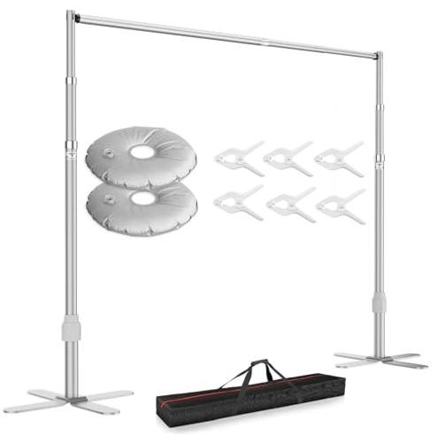 Backdrop Stand Heavy Duty 8.9x10Ft, Pipe and Drape Photo Background 8.9×10FT