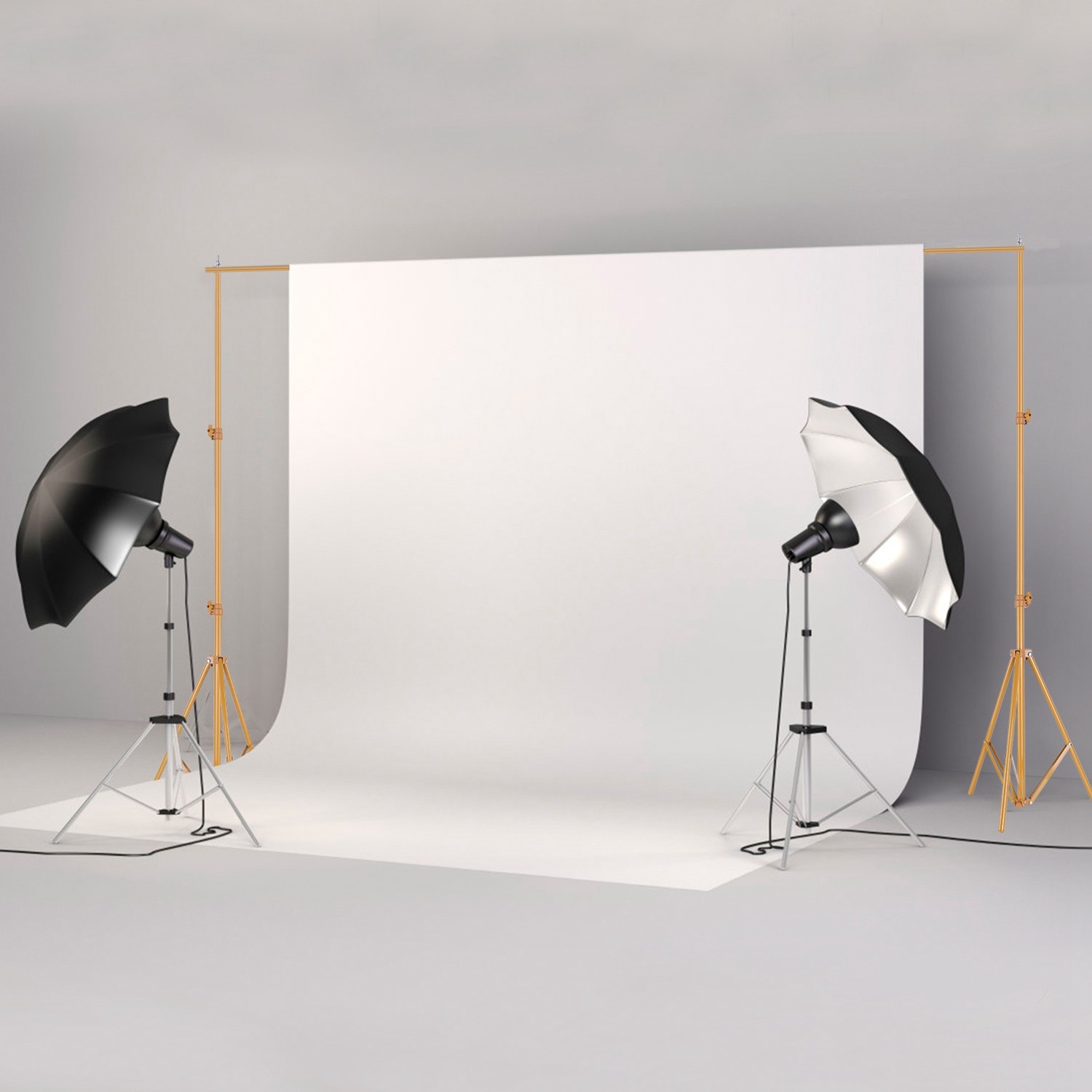 10x7ft Heavy Duty Backdrop Stand Kit Video Photography Studio Background Support