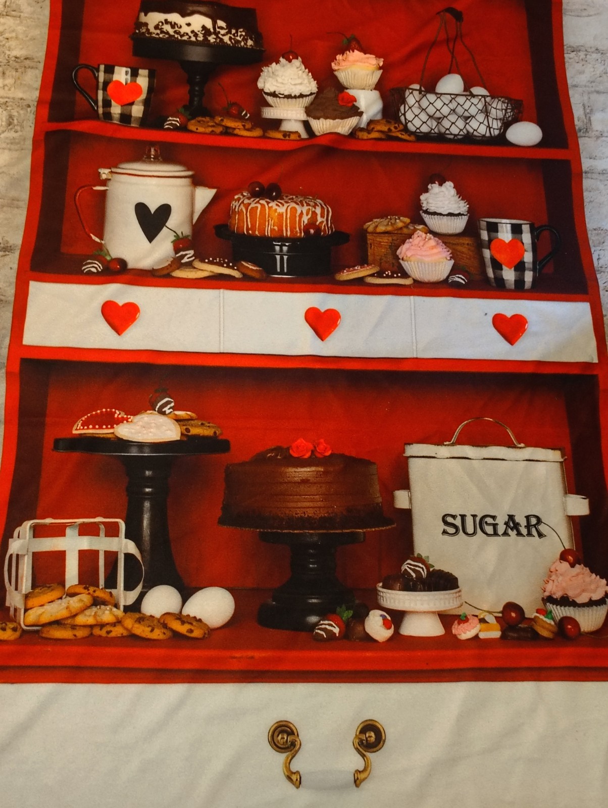 Kate Valentine’s Baking Photography/ Live/ Holiday Backdrop Microfiber 69″X96″