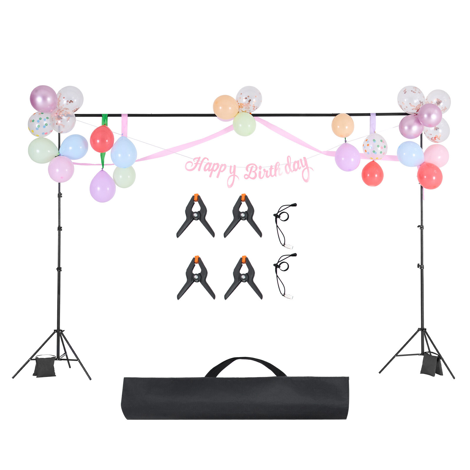 Backdrop Stand Background Stand Kit 10 x 10 ft for Party & Photo Studio