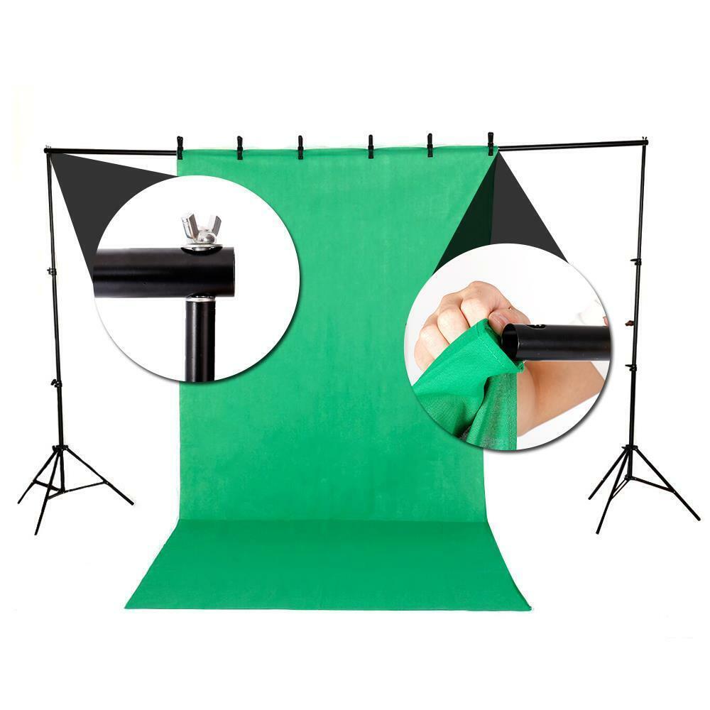 10FT Photography Photo Backdrop Support Stand Set Background Crossbar Kit Best