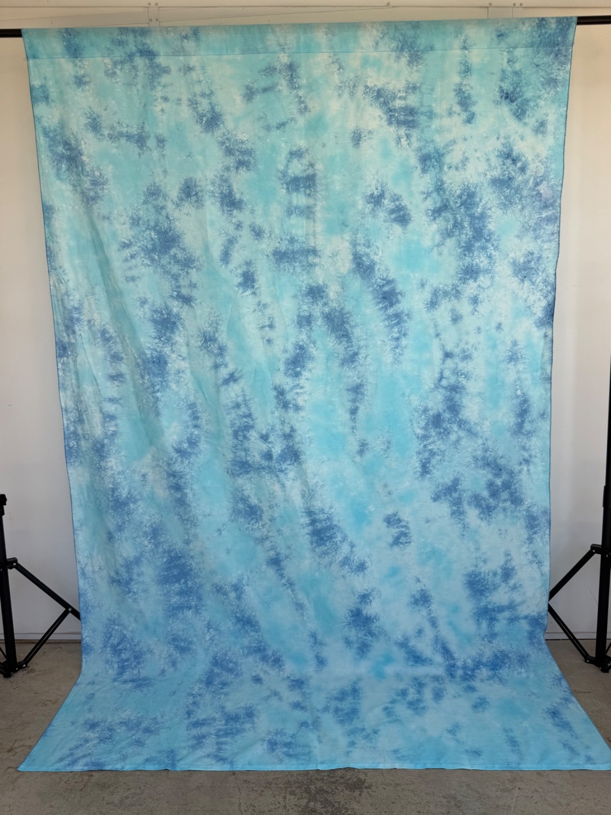 6×9 ft Sky Blue Abstract Backdrop Dyed Background Photography Backdrop Muslin