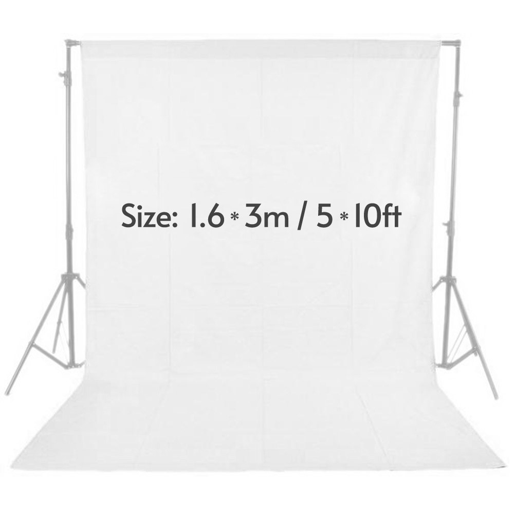 1.6 X / 5 X 10FT Photography Studio Non-woven Backdrop / Background Screen 3
