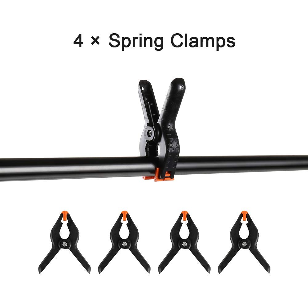 T-Shape Portable Background Backdrop Support Stand Kit 6.5ft Wide 8.5ft Tall …