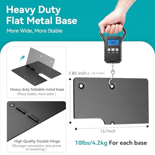 Pipe and Drape Stand Kit, Adjustable Heavy Duty Backdrop Stand 10x10ft Black