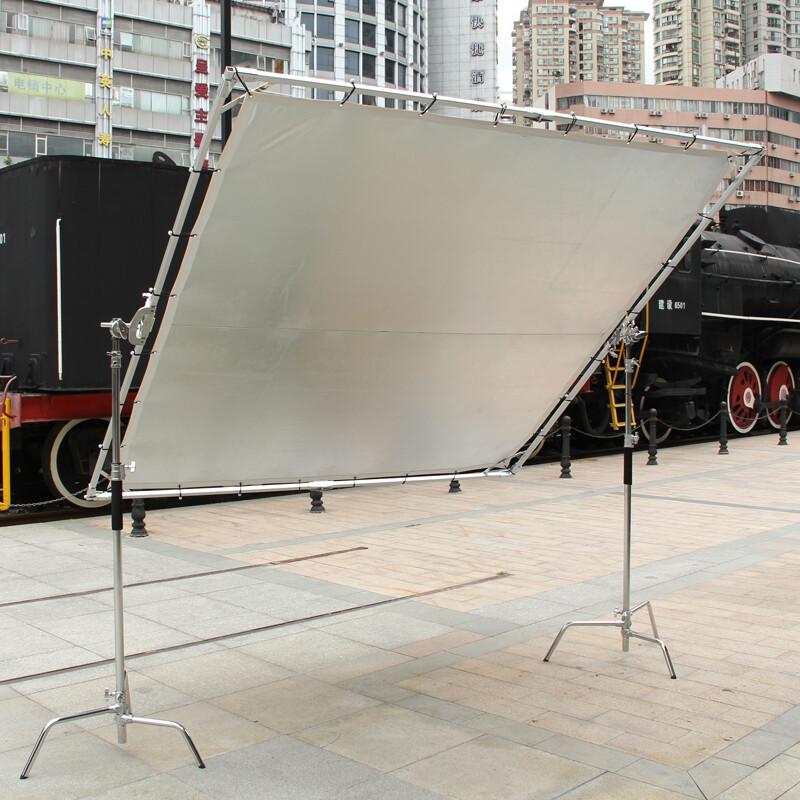 12’x12′ 12×12 3.6×3.6m Golden Reflector Cloth overhead butterfly reflect bounce