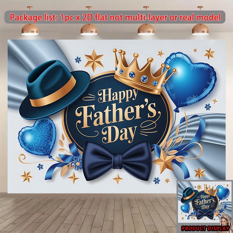 Father’s Day Background Cloth Party Photography Props Decoration Festival Shoot