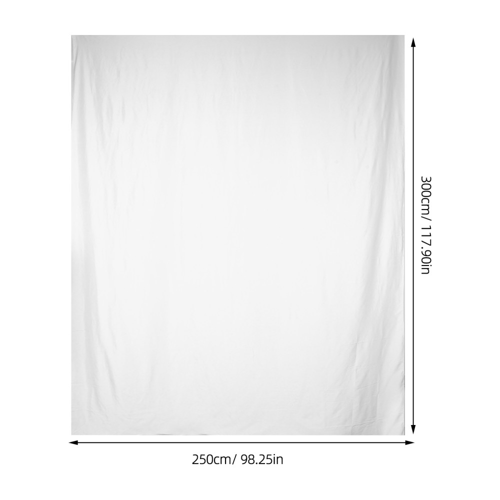 Wrinkle Free White Backdrop For Parties – Polyester Photo Backdrop For Weddings