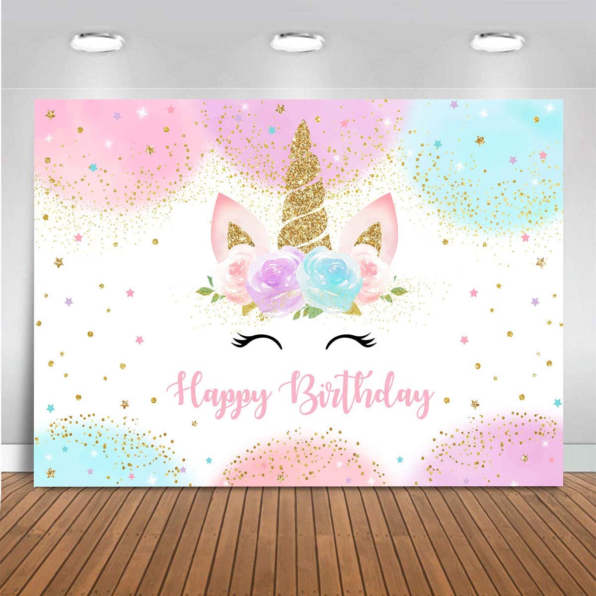 Fondo de decoración de cumpleaños de 1,5 x 0,9 m, accesorios fotomatón, pancarta