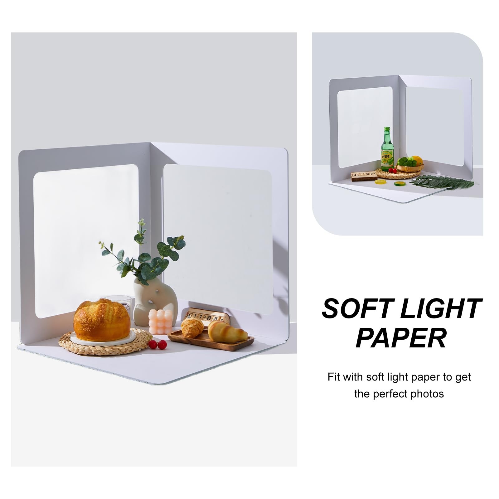 4×14 Inch Backdrop Board Kit for Product, Food, Jewelery, Makeup Photography