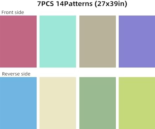 39x27in Product Photography Backdrops with Stand 7PCS 14Patterns Reusable Flat L
