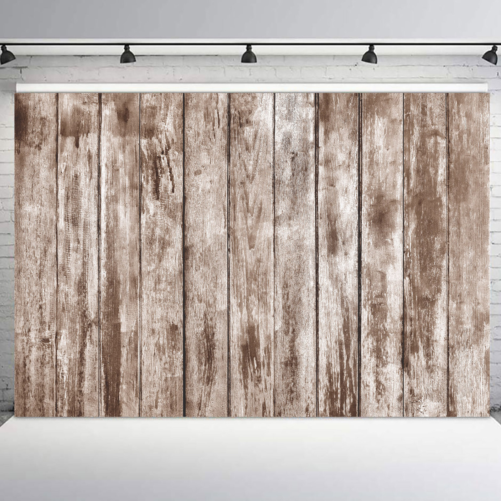 10x8ft Vintage Country Style Rustic Retro Wood Photo Background Studio Props