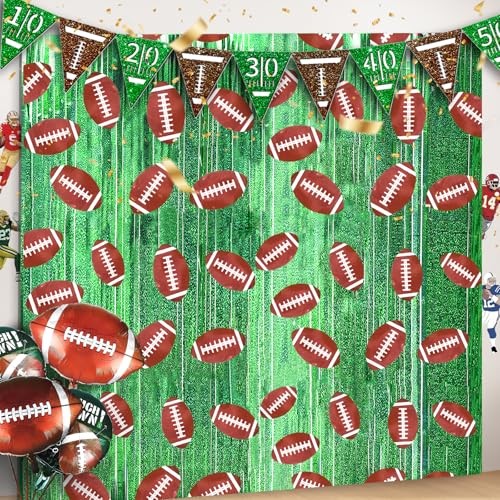 3 Pack Football Party Decorations Football Birthday 3PC Football Party