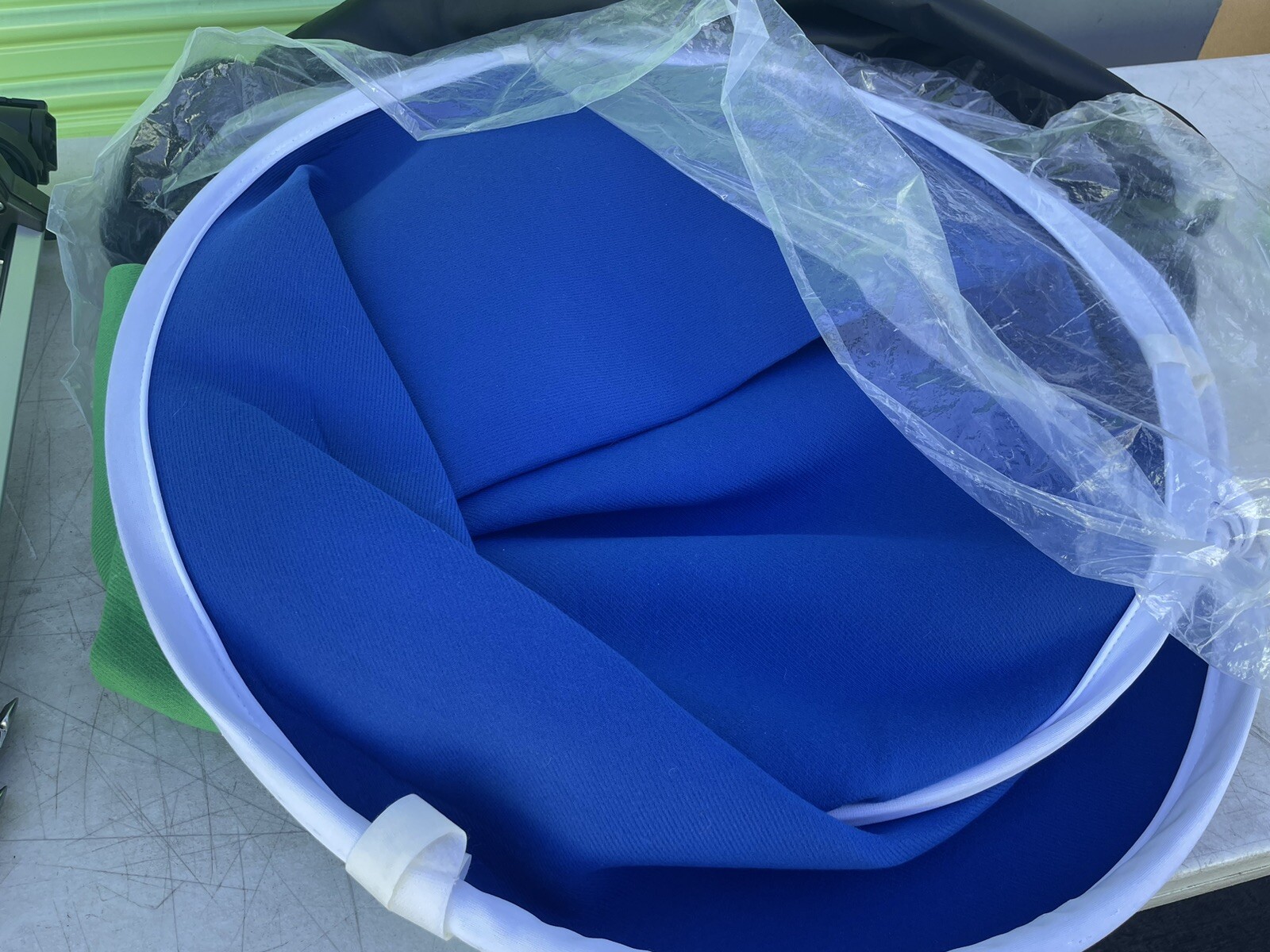 PHOTOFLEX FLEXDROP 2 REVERSIBLE CHROMAKEY BLUE GREEN 5×7 FOOT BACKDROP