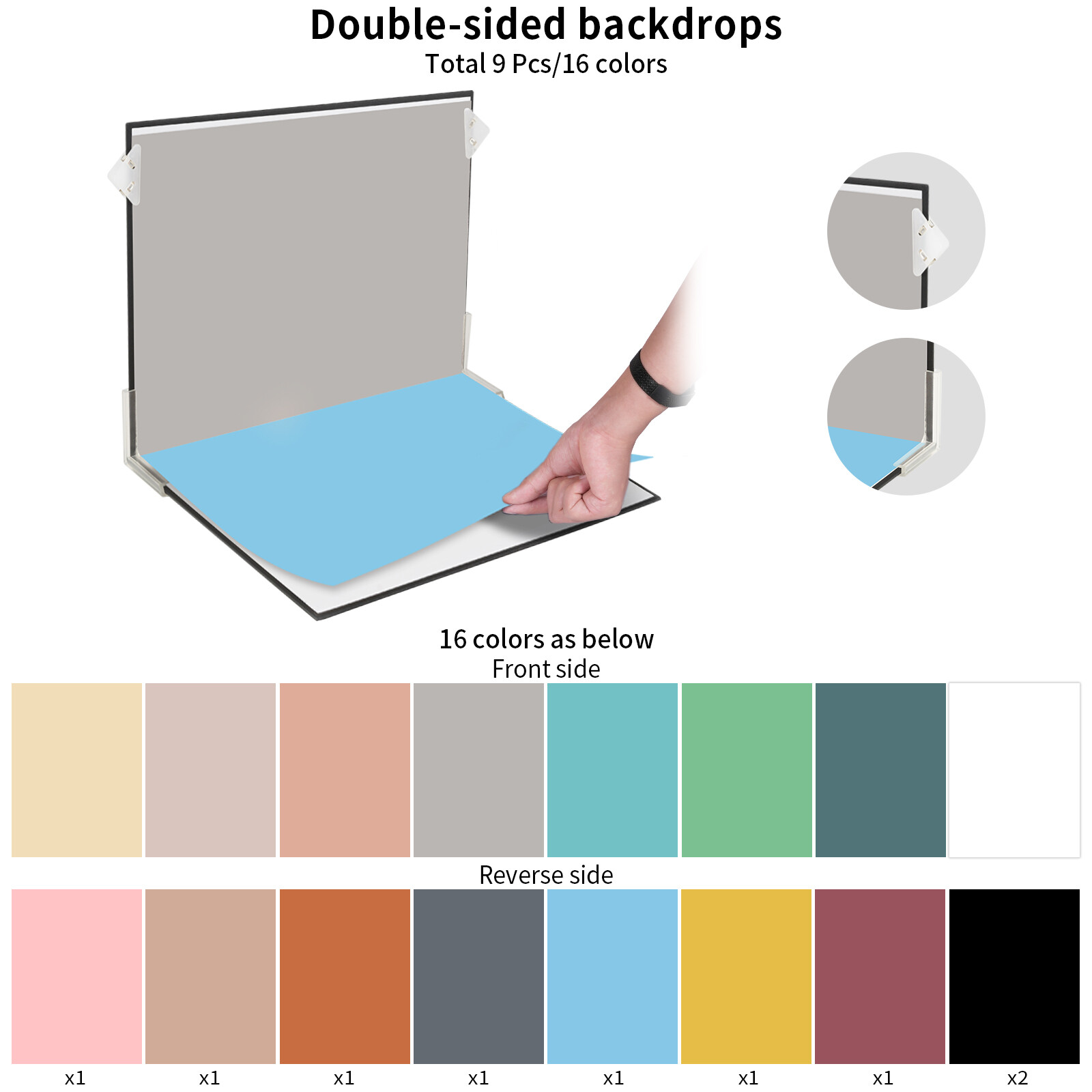 Background Paper Photo Prop Backdrop Board Table Top Photography Small Product