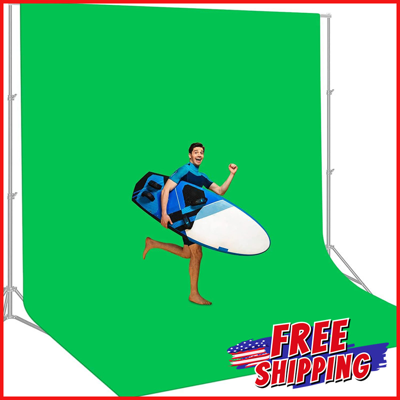 LARGE GREEN SCREEN PHOTOGRAPHY BACKDROP 12×10 Ft Studio Photo Stand Background