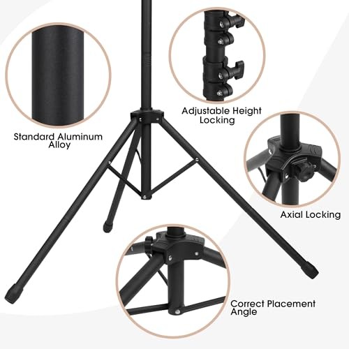 8x5ft T-Shape Backdrop Stand, Adjustable Background Support Stand Kit, 8 x 5 ft