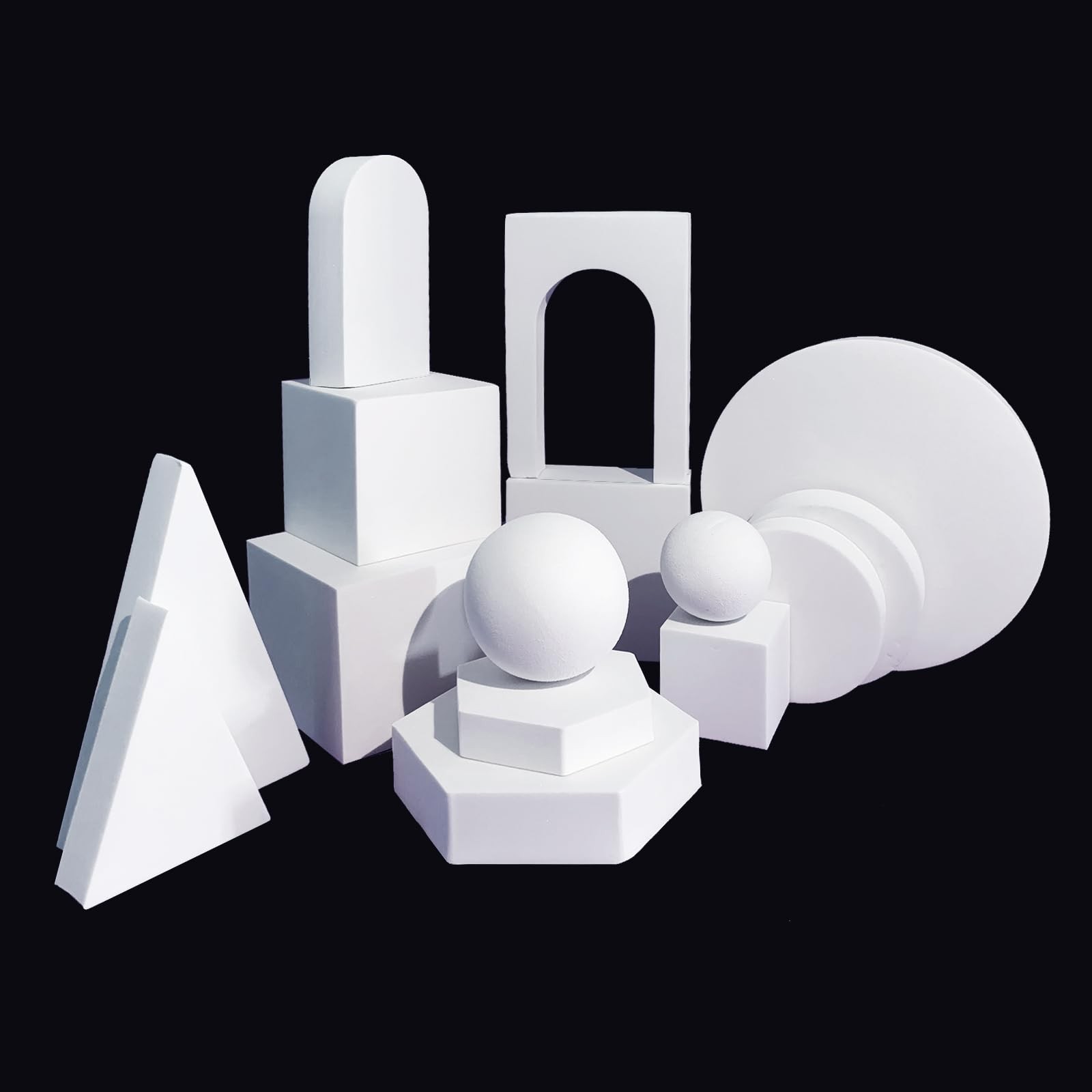 14PCS Product Photography Props: Small Product Photoshoot Props- Hard Foam Ph…
