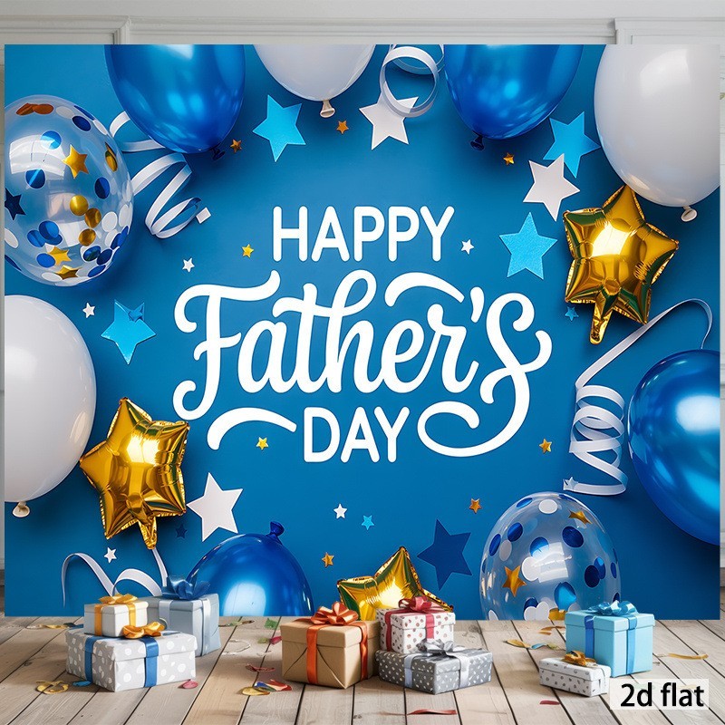 Father’s Day Background Cloth Party Photography Props Decoration Festival Shoot