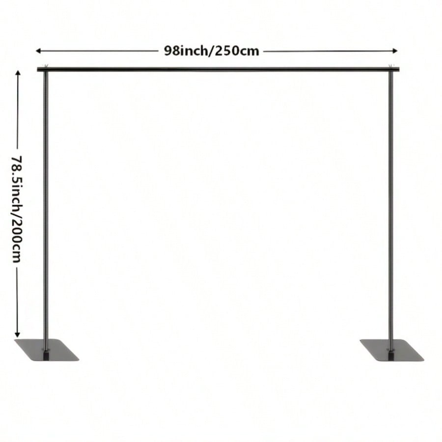 Adjustable Metal Backdrop Stand Kit 8.5ft x10ft Photo Background Support