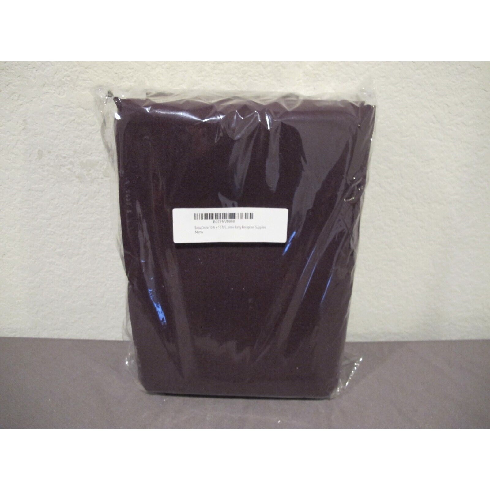 BalsaCircle 10 ft x 10 ft Eggplant Purple Polyester Photography Backdrop Drapes