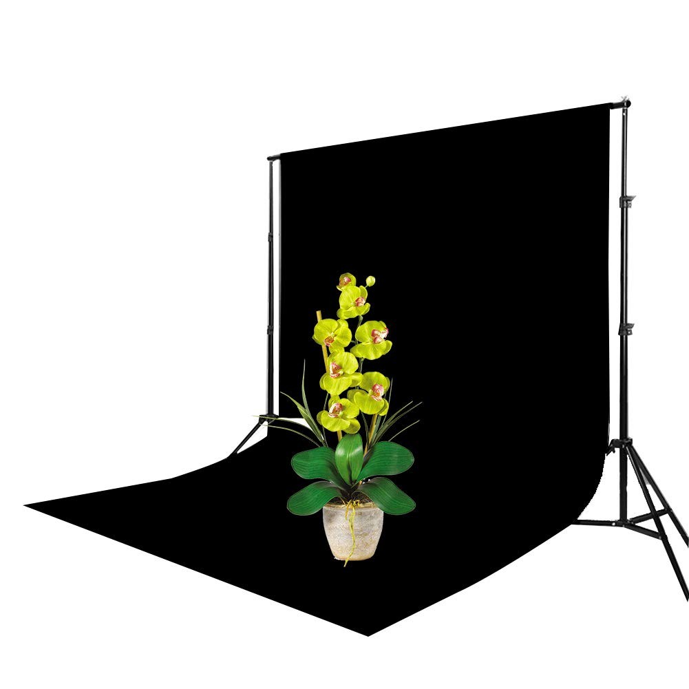 Black Velvet Photography Backdrop,Light Absorbing Non Reflective Solid Profes…