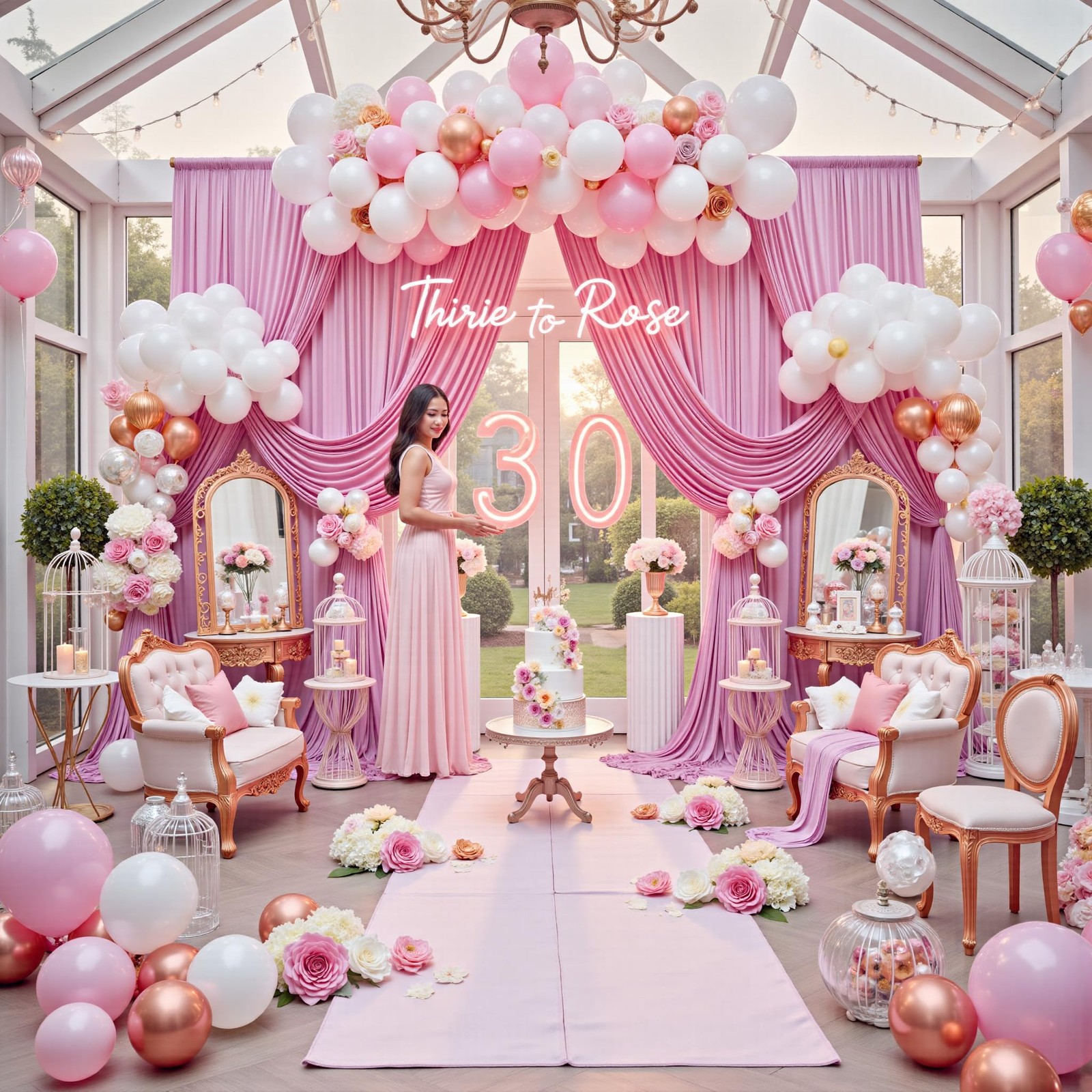 2 Panels 12×10 Ft Pink Backdrop Curtains Wrinkle Free Photo Back Drop Parties