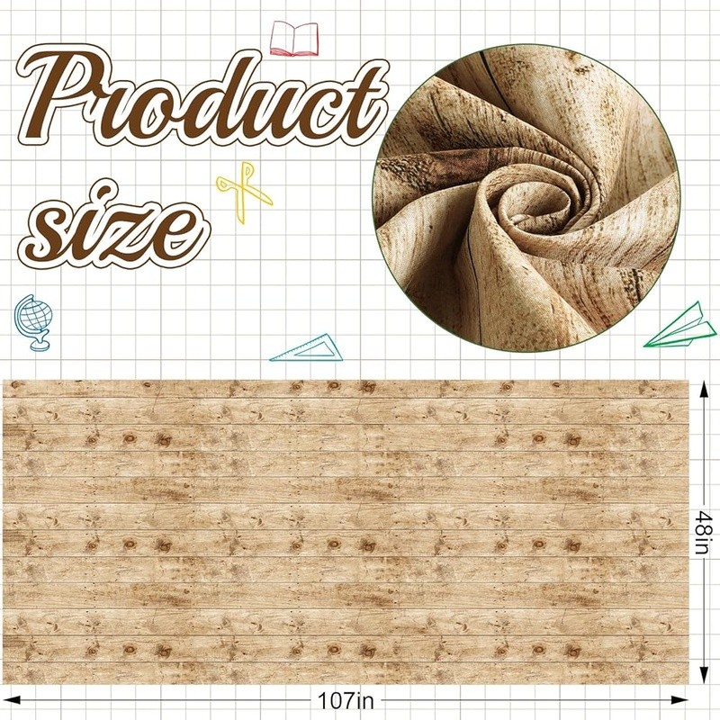 Reusable Bulletin Board Backdrop Non Woven Fabric DIY Craft Classroom Decoration